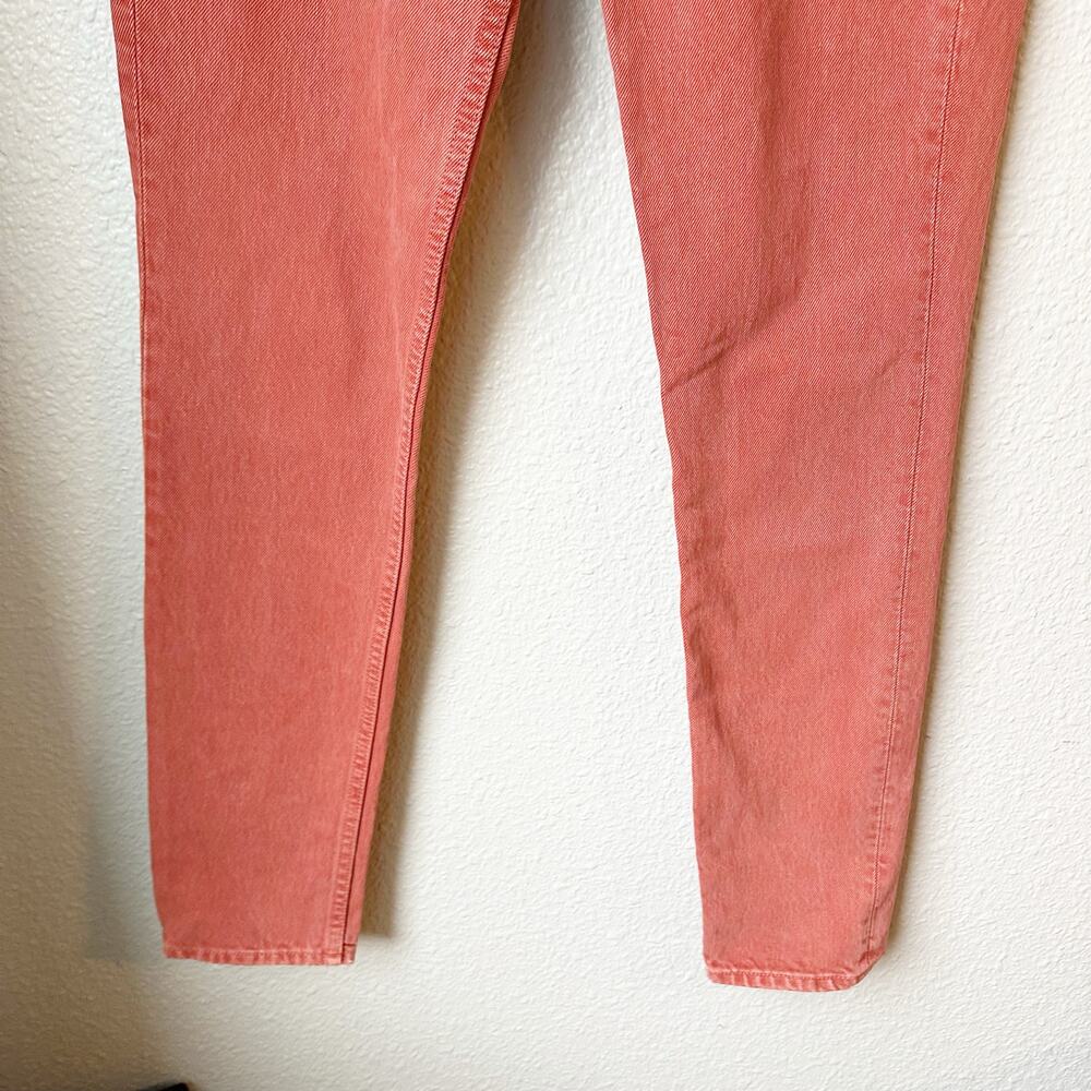 GRLFRND DENIM Orange The Karolina Jeans sz 25 Womens Denim Button Fly - Picture 3 of 11